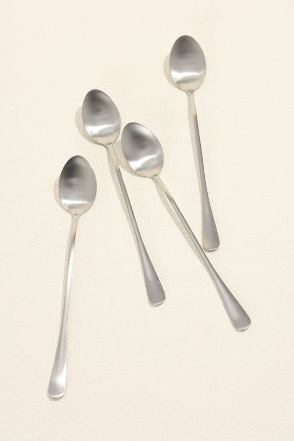 Cuchara Mango largo Olivo Set 4 un. Pla COLOR UNICO image number null