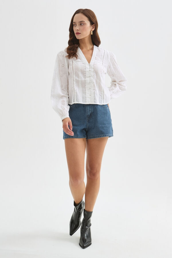 CAMISA GALE 70607 BLANCO image number null