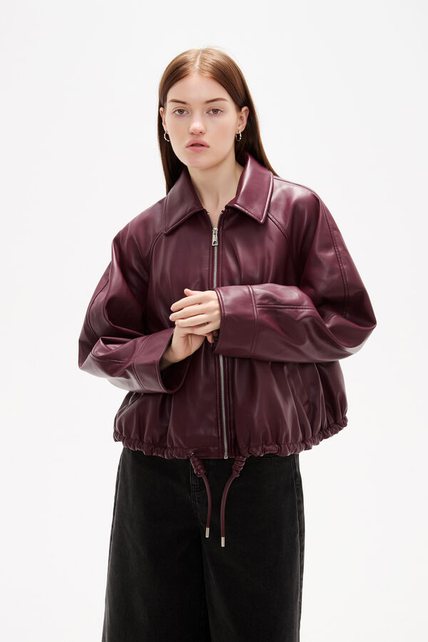 CAMPERA CARDIA CEREZA OSCURO image number null