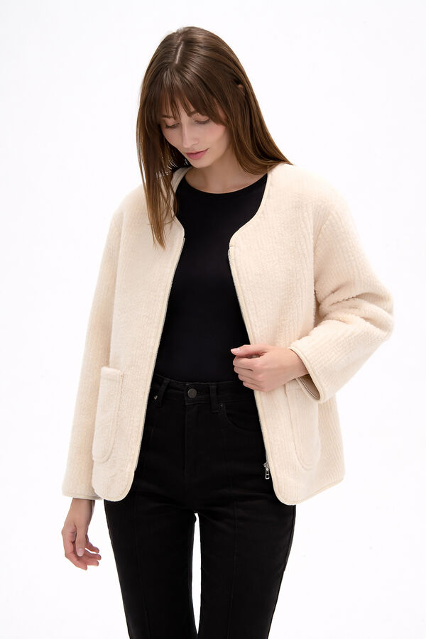 CHAQUETA CLEMEN CRUDO / NATURAL image number null