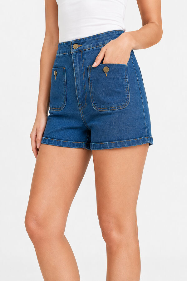 SHORT TAREI 70809 AZUL MEDIO image number null