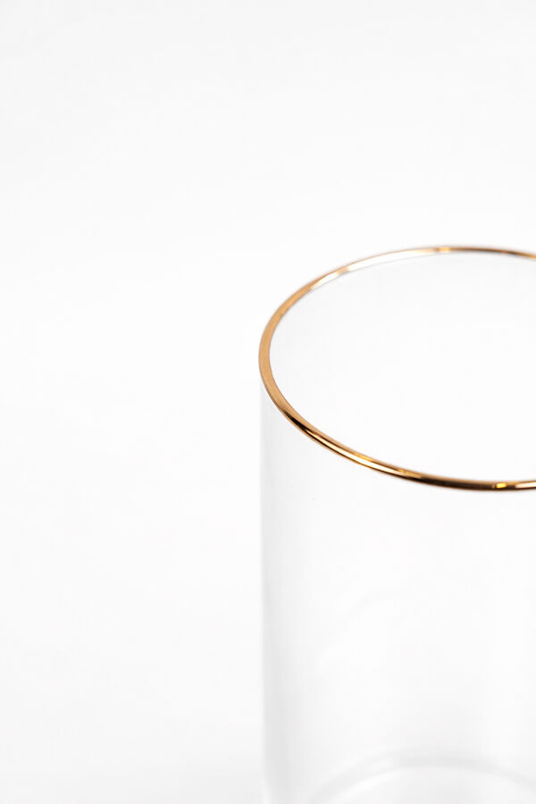 Florero Rosin Borde dorado COLOR UNICO image number null