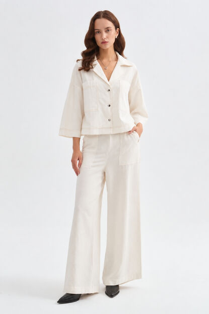 SOBRECAMISA BRELIN 70607 MARFIL  / OFF WHITE image number null