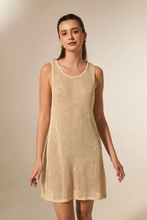 VESTIDO RASTERI DORADO image number null