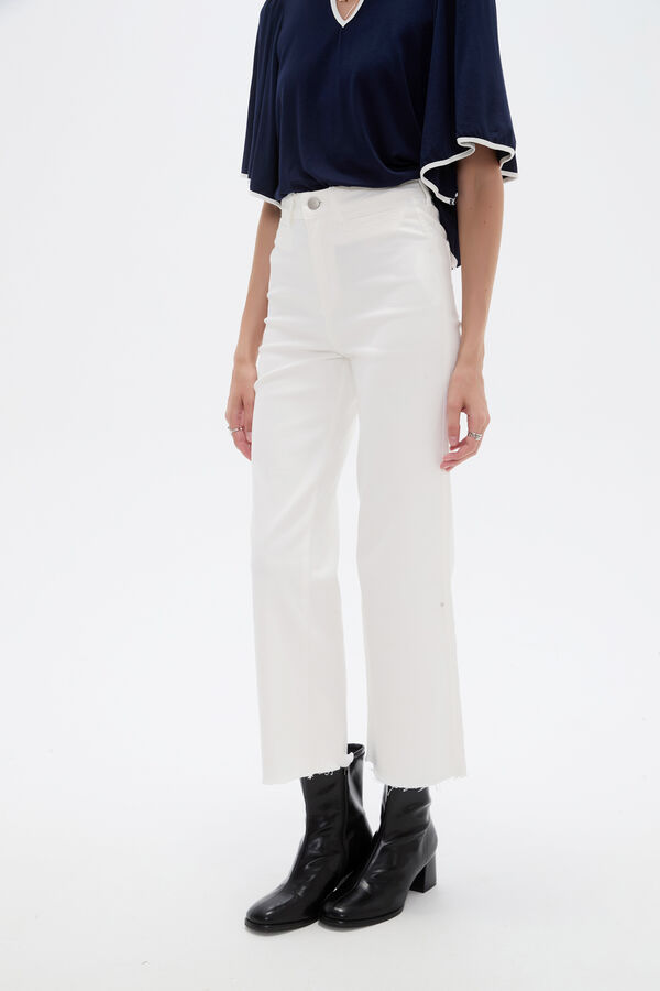 PANTALON SOHAN 70607 MARFIL  / OFF WHITE image number null