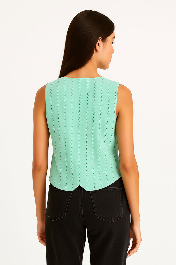 CHALECO TAMI VERDE CLARO image number null