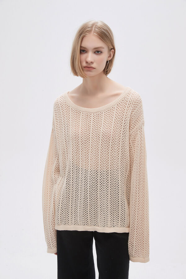 SWEATER FLIP CRUDO / NATURAL image number null