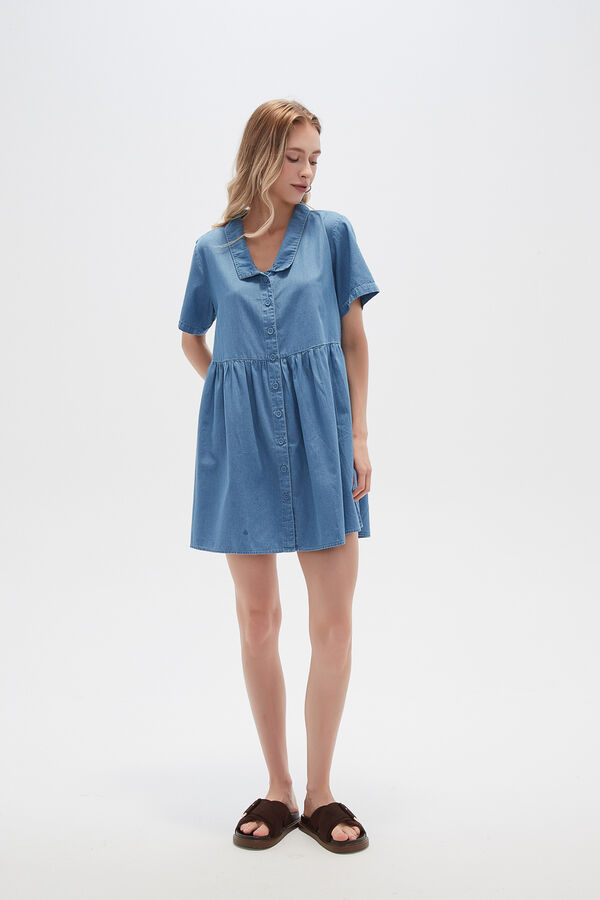 VESTIDO CRYPTO CELESTE image number null