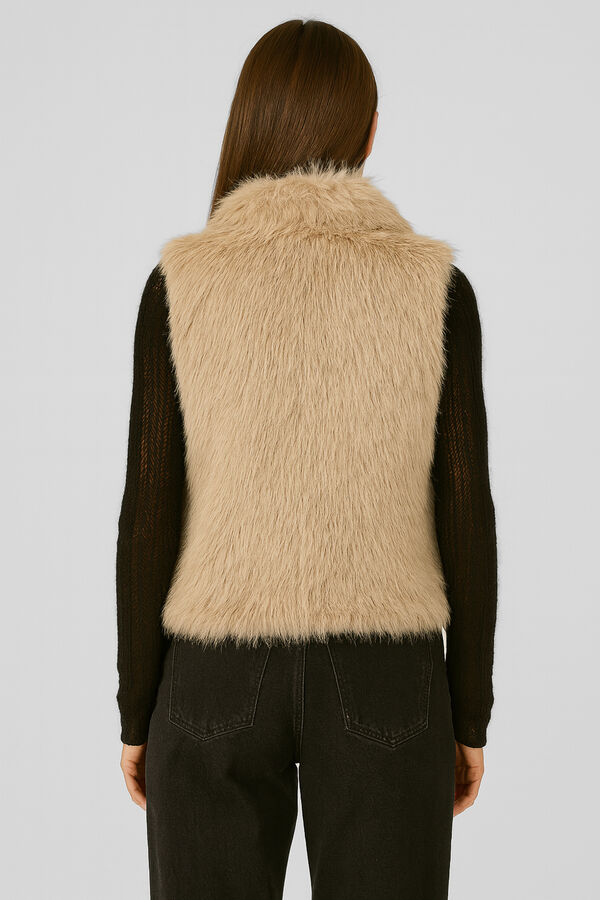 CHALECO POP BEIGE CLARO image number null