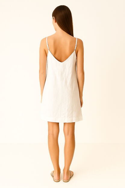 VESTIDO SORYN BLANCO image number null