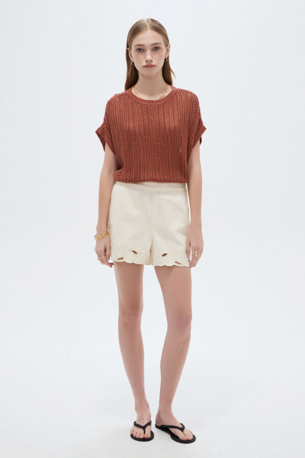 SHORT VARNEL 70809 CRUDO / NATURAL image number null