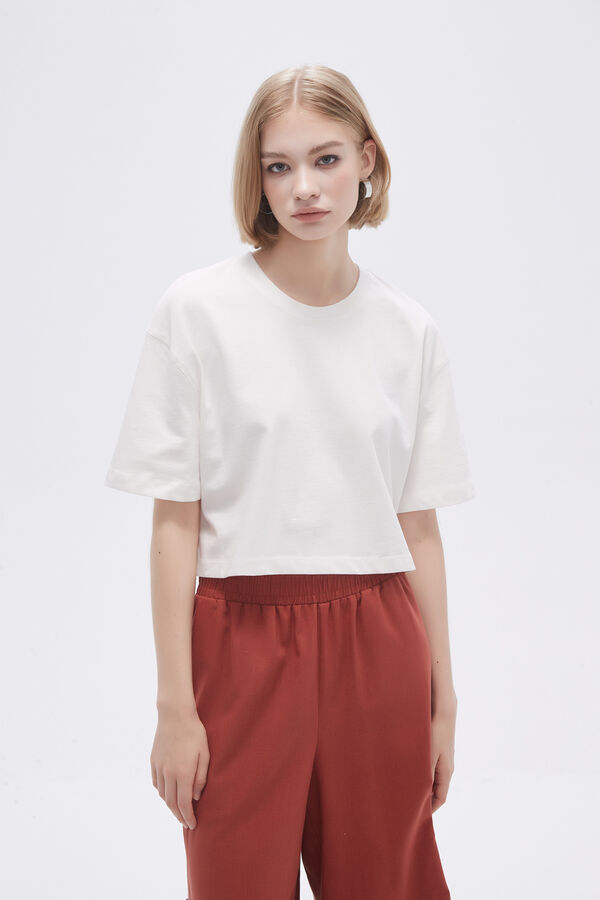 REMERA SOLIS MARFIL  / OFF WHITE image number null