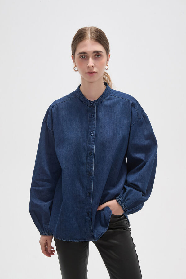 CAMISA TAREL AZUL INDIGO image number null