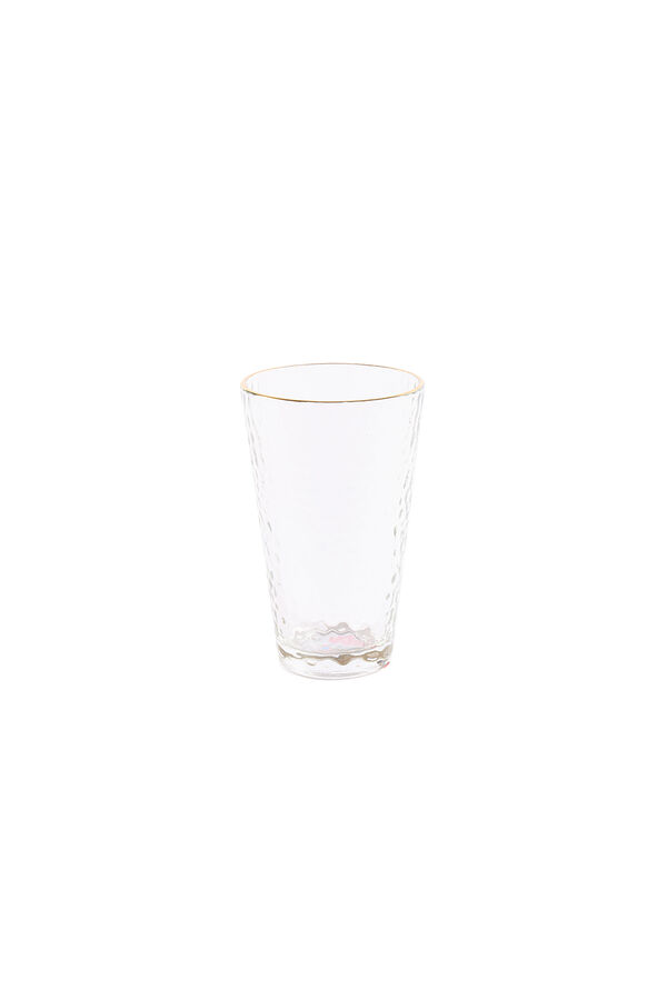 Vaso Alto Borde Dorado COLOR UNICO image number null
