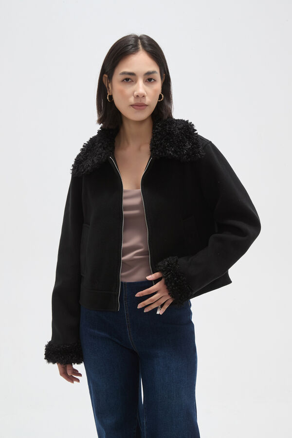 CAMPERA URVAL NEGRO image number null