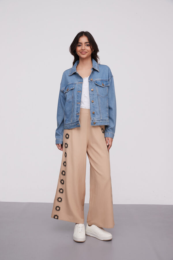 CAMPERA LIAH AZUL GRISACEO image number null