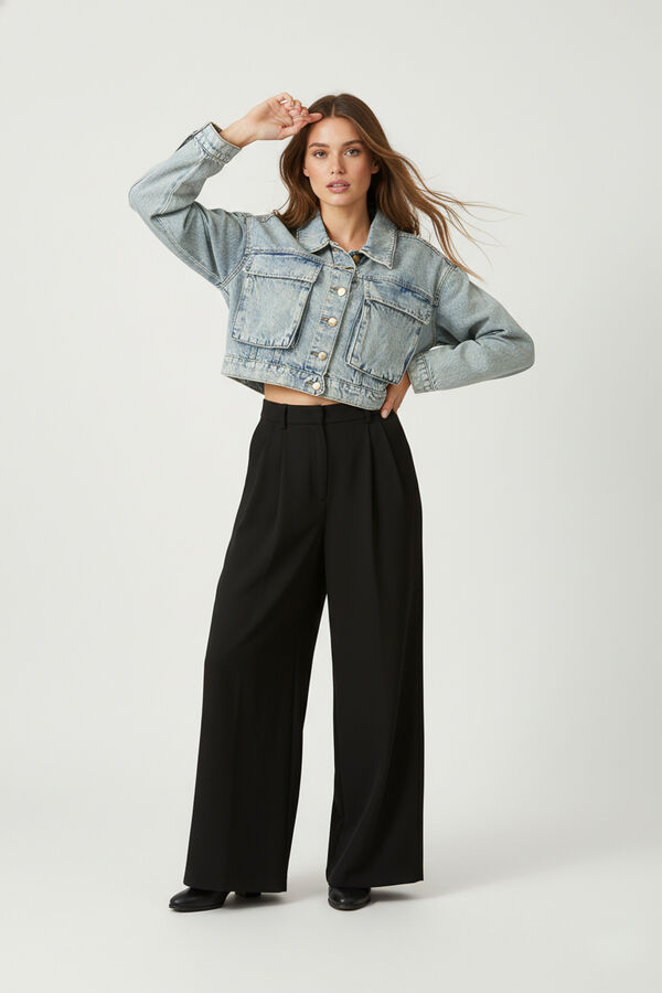 CAMPERA DIONA CELESTE GRISACEO image number null