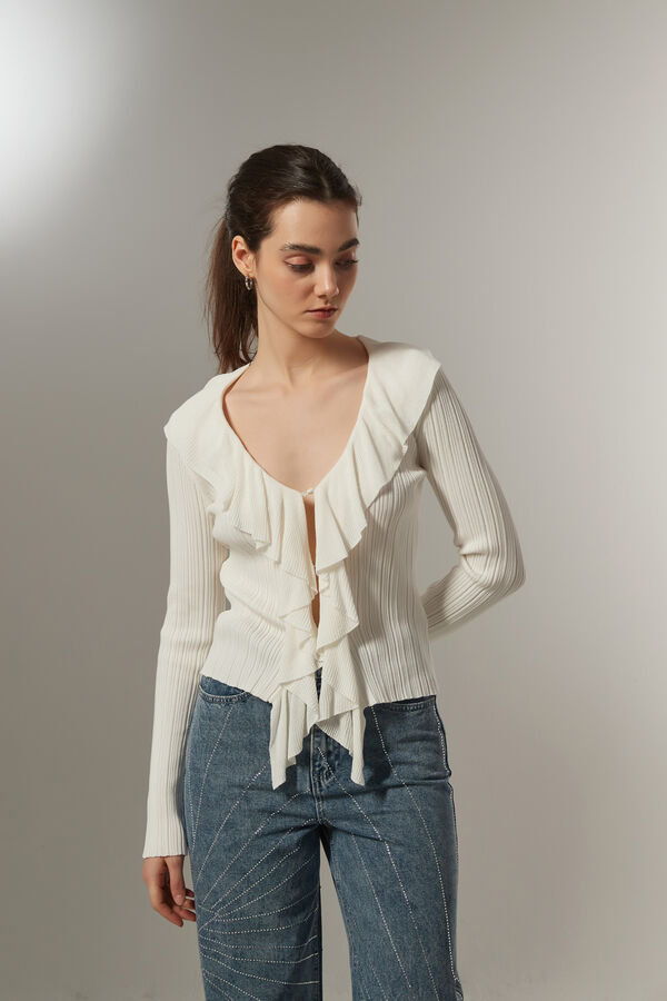 CARDIGAN GUIMA BLANCO image number null