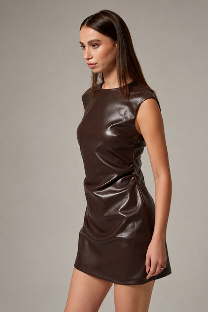 VESTIDO MELVION 70607 CAFE image number null