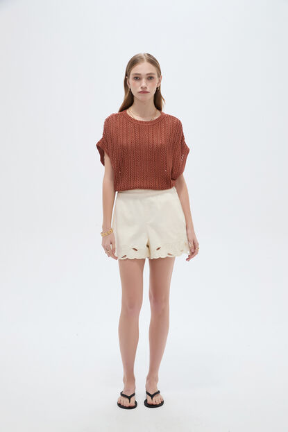 SHORT VARNEL 70809 CRUDO / NATURAL image number null
