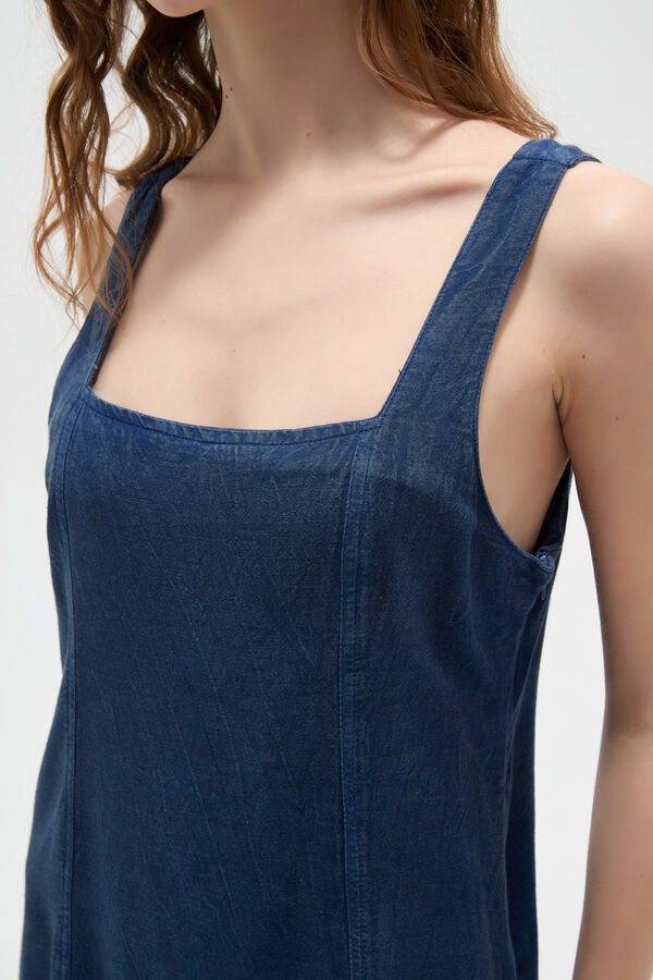 VESTIDO PACANA AZUL INDIGO image number null