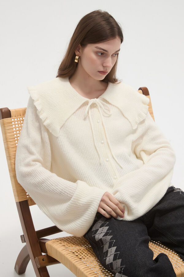 CARDIGAN OLCAY CRUDO / NATURAL image number null