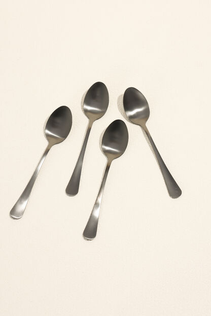 Cuchara de T&eacute; Olivo Set 4 un. negro COLOR UNICO image number null