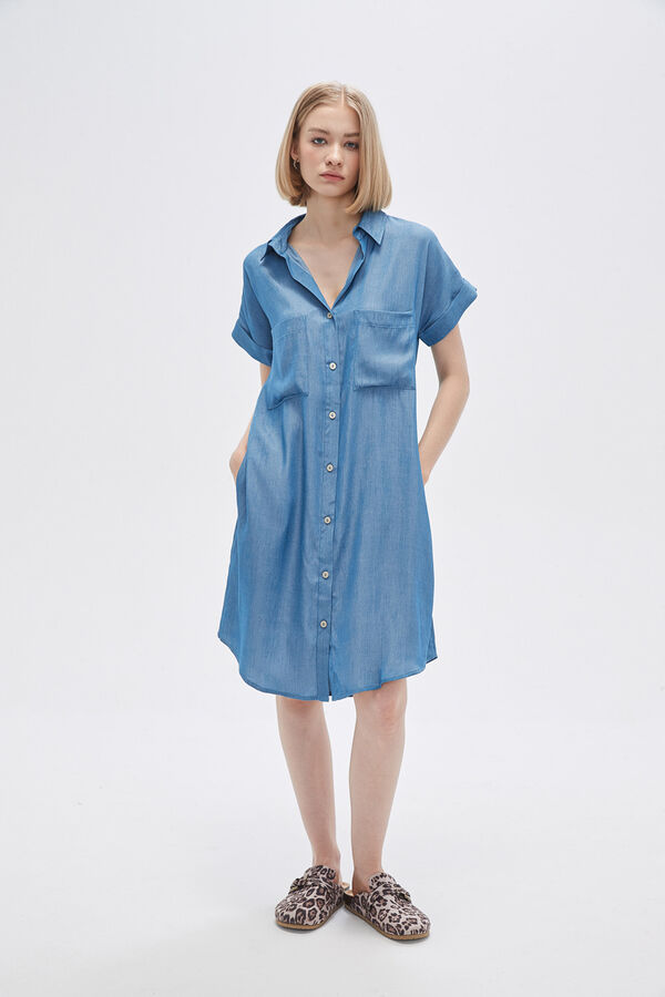 VESTIDO LEMOS AZUL CLARO image number null