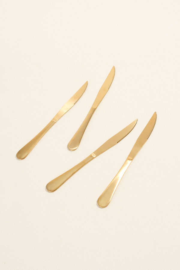 Cuchillo Olivo Set 4 un. Dorado COLOR UNICO image number null