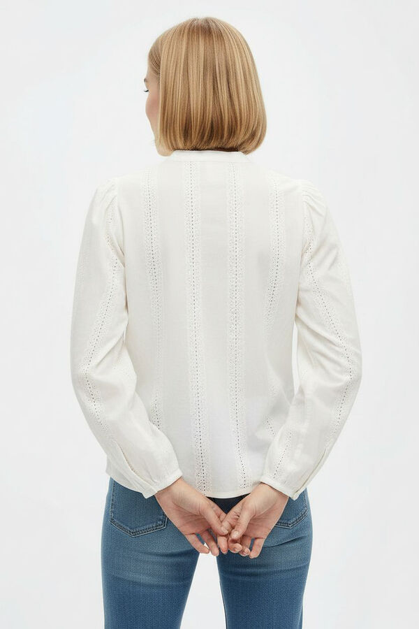 CAMISA BENIA MARFIL  / OFF WHITE image number null