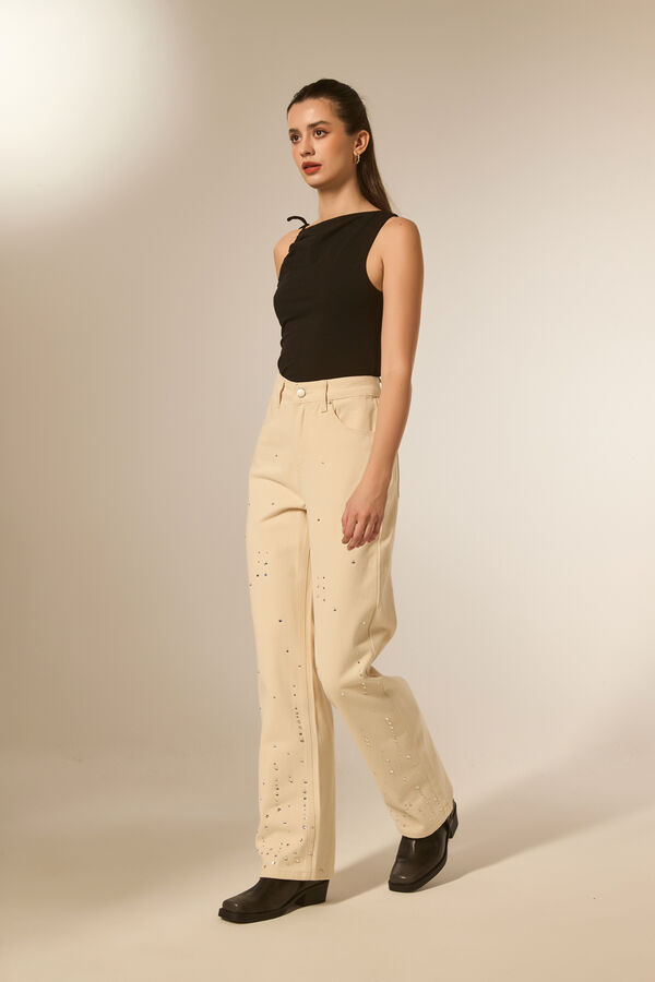 PANTALON AVELA CRUDO / NATURAL image number null