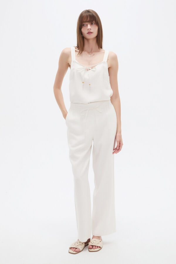 PANTALON ZUMO 70809 MARFIL  / OFF WHITE image number null