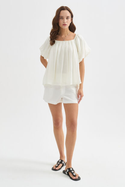SHORT SUMANA 70809 MARFIL  / OFF WHITE image number null