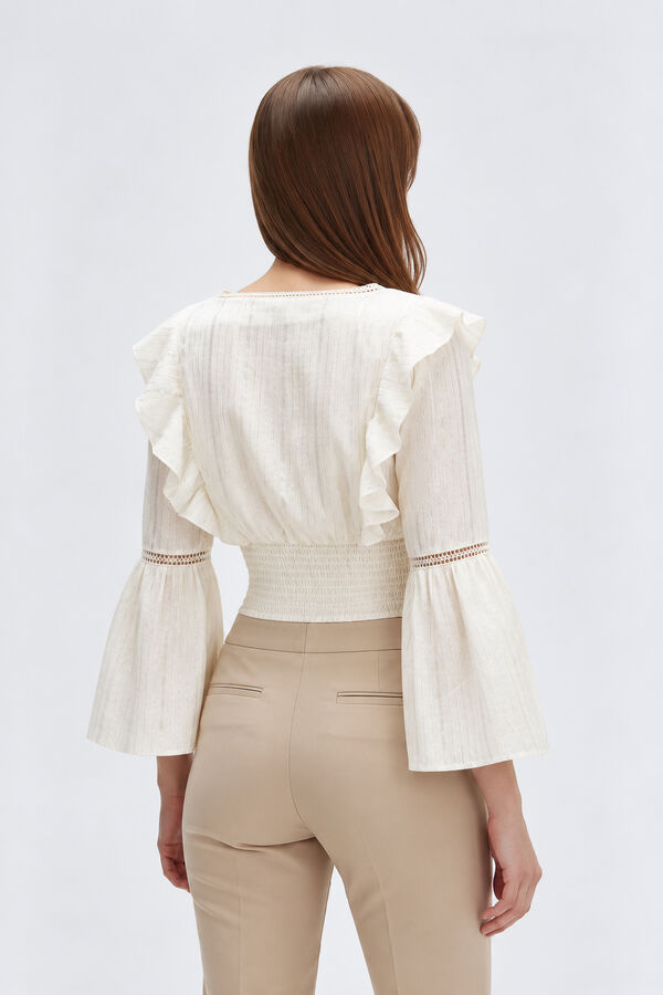BLUSA JUJOX 70809 MARFIL  / OFF WHITE image number null