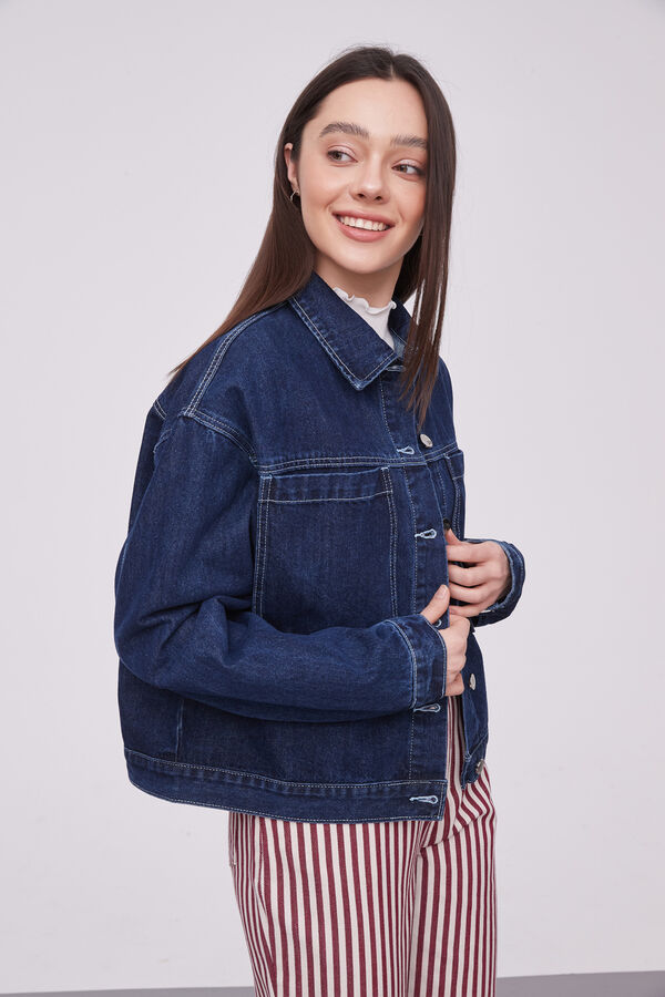 CAMPERA TEINA AZUL INDIGO image number null