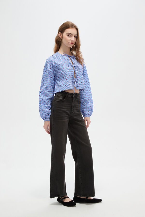 PANTALON RUBBIA GRIS OSCURO image number null