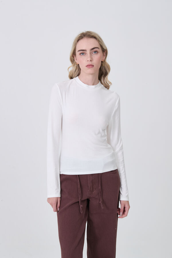 REMERA DALYM MARFIL  / OFF WHITE image number null