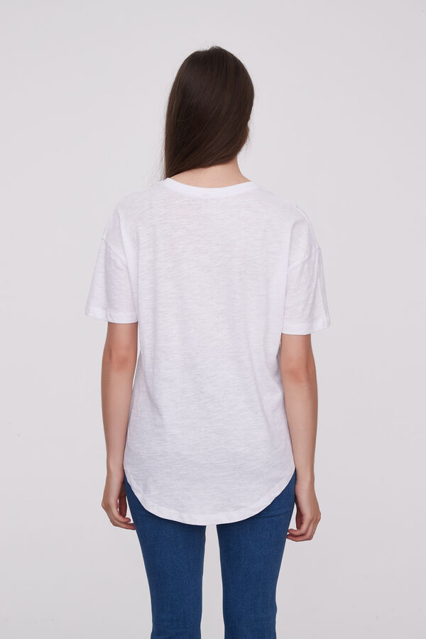 REMERA CHRISTALLINE BLANCO image number null