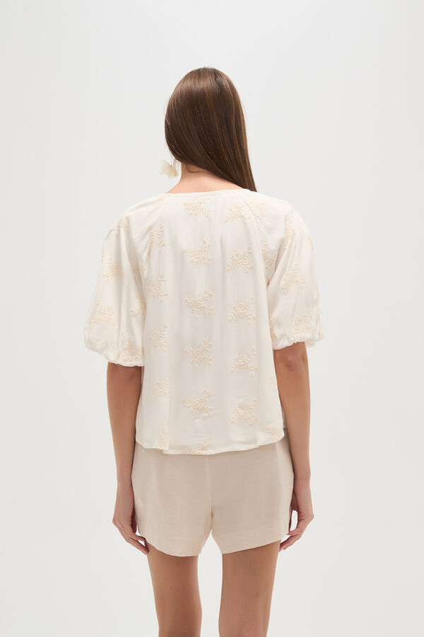 BLUSA JACINTE CRUDO / NATURAL image number null