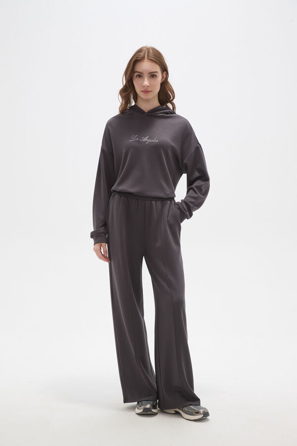 PANTALON TOLINA GRIS OSCURO image number null