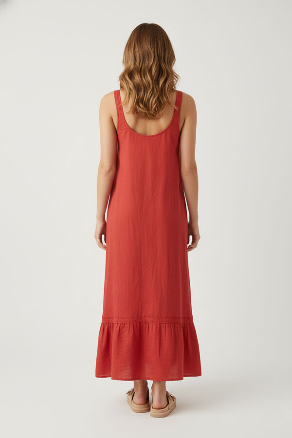 VESTIDO BIDELIA ROJO image number null