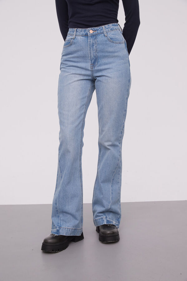 PANTALON BIRUE CELESTE GRISACEO image number null
