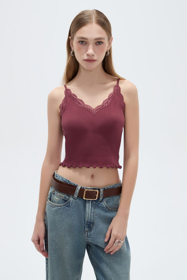 TOPS STUSSY 70809 MAGENTA image number null