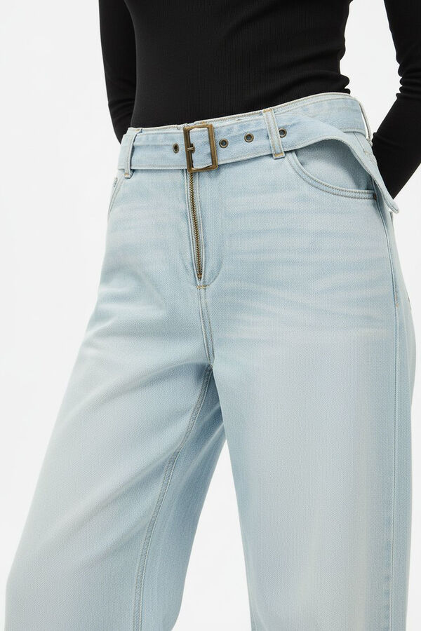 PANTALON VERZA CELESTE image number null