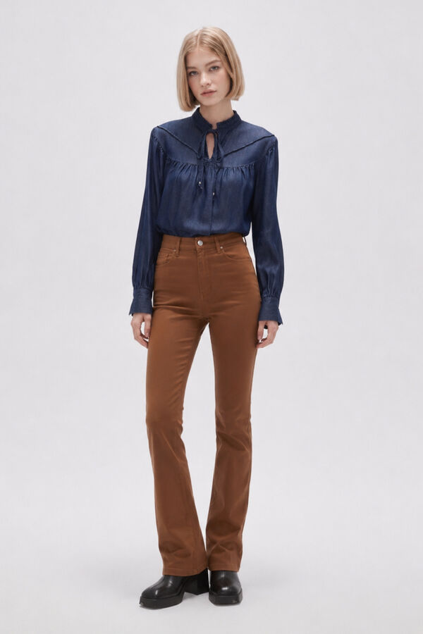 BLUSA FALROS AZUL INDIGO image number null