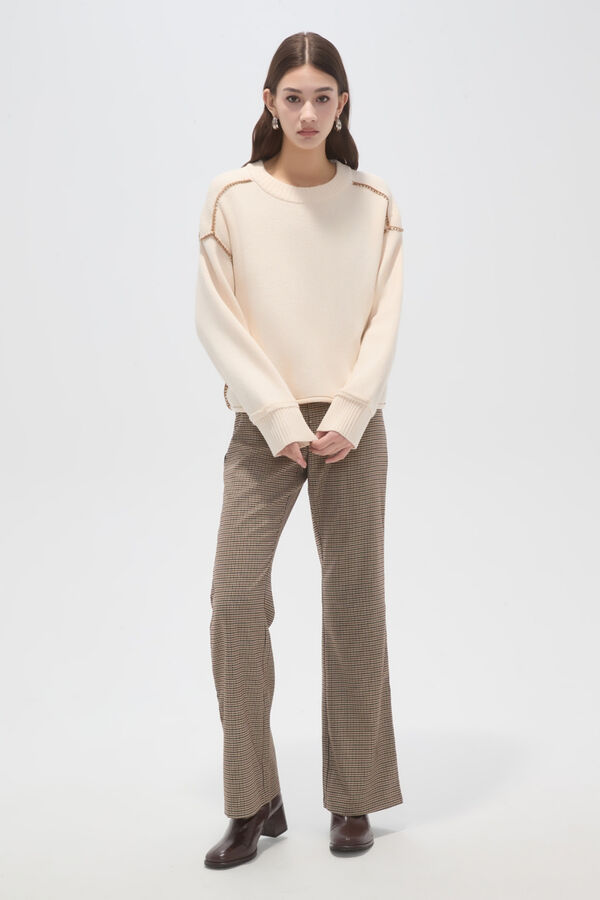 SWEATER FLORISE CRUDO / NATURAL image number null
