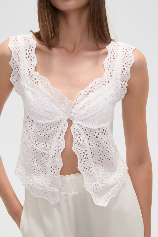 TOPS OWISA BLANCO image number null