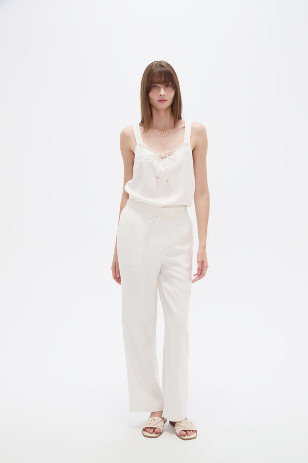 PANTALON ZUMO 70809 MARFIL  / OFF WHITE image number null