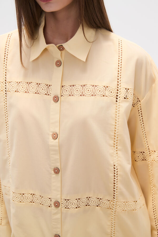 CAMISA AGREICA AMARILLO PALIDO image number null
