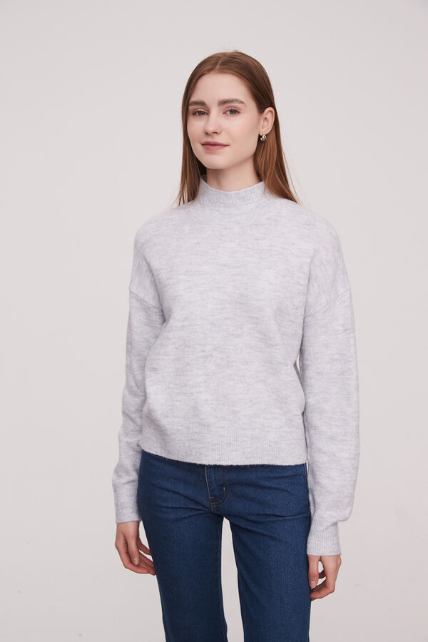 SWEATER CRISHELL GRIS MELANGE image number null